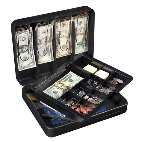 deluxe steel cash box|honeywell deluxe steel box.